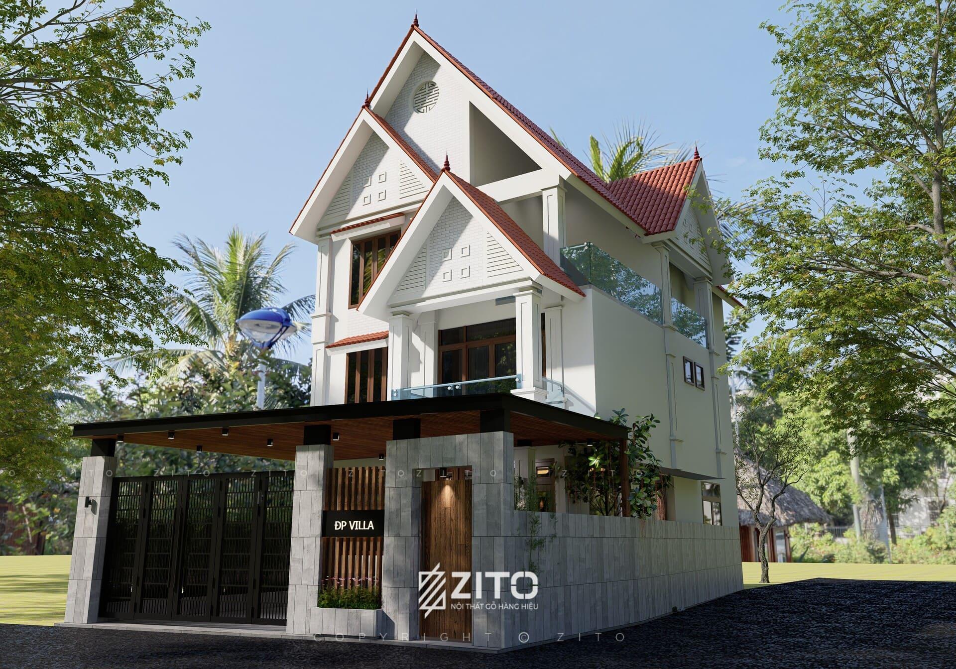 Cải tạo kiến trúc nội thất biệt thự Bắc Ninh
